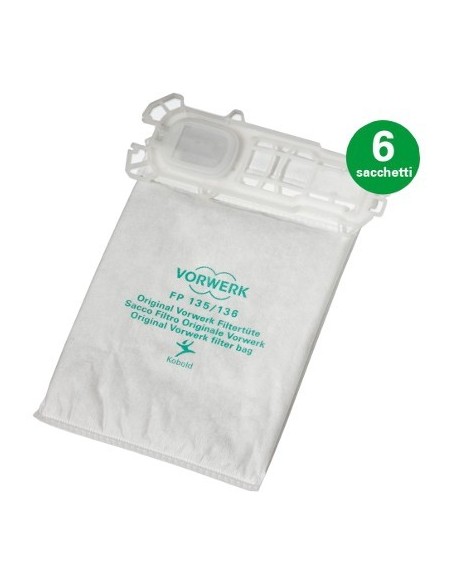 Sacchetti Vorwerk ORIGINALI per VK135 e VK136