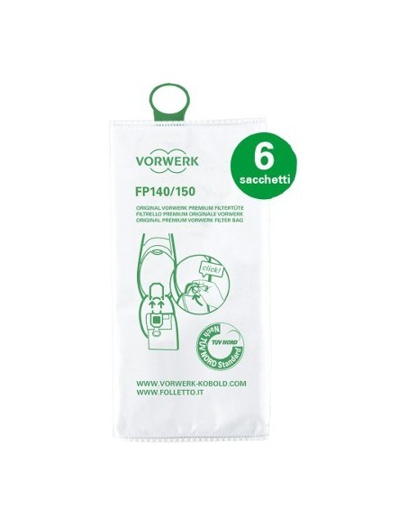 Sacchetti PREMIUM Vorwerk ORIGINALI per VK140 e VK150
