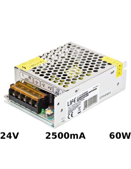 Alimentatore Switching 24V 2.5A 60W