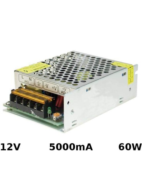Alimentatore Switching 12V 5A 60W