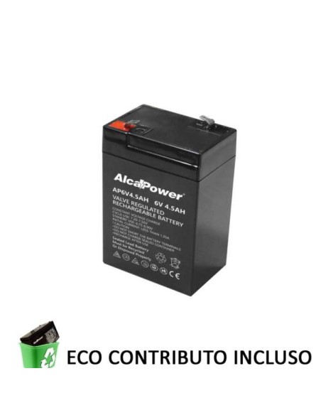 Batteria Ricaricabile Ermetica 6V 5 Ah