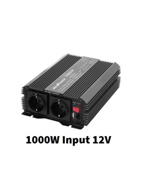 Inverter Soft Start 1000W Input 12V DC Out 230V AC IRS1000-12