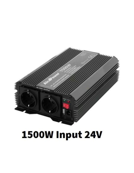 Inverter Soft Start 1500W Input 24V DC Out 230V AC IRS1500-24