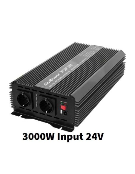 Inverter Soft Start 3000W Input 24V DC Out 230V AC IRS3000-24