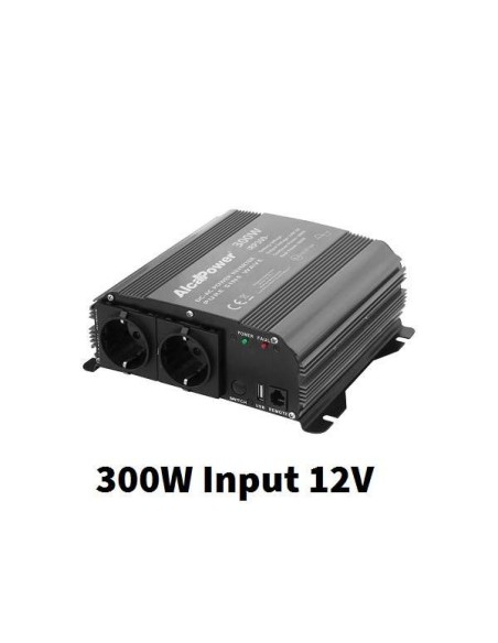 Inverter Sinus. Pura 300W Input 12V DC Out 230V AC IRP300-12