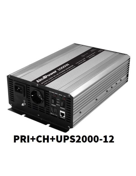 Inverter Onda Pura PRI+CH+UPS 12V 2000W IPC2000-12