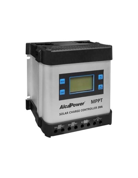 REGOLATORE DI CARICA MPPT 20A 12-24V CON DISPLAY LCD