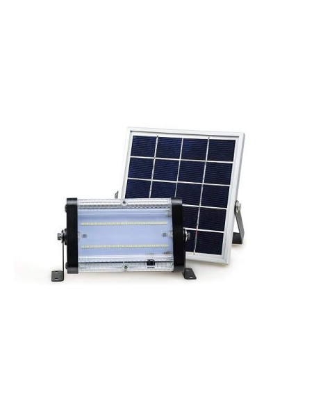 Proiettore solare 3000lm: Illuminazione potente e versatile con telecomando