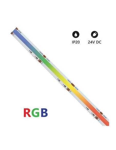 Striscia LED COB IP20 5m Dynamic RGBIC 24V 14W/m