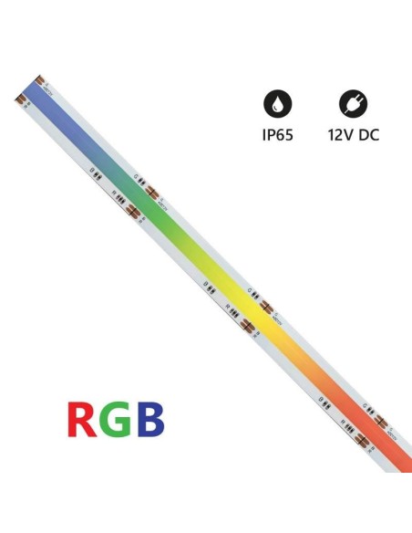Striscia LED COB IP65 5 metri RGB 24V 15W/m