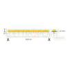 Striscia LEDCOB IP65 20m 3000K 220V 14W/m 1200lm/m