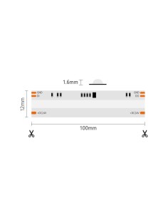 Striscia LED COB IP20 5m Dynamic RGBIC 24V 14W/m 2