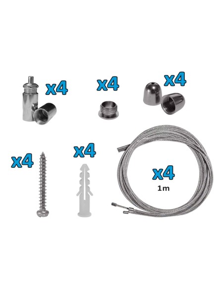 Kit di installazione con fissaggio a molla 600*600 AP7003KIT