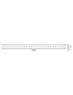 Barra LED con Interruttore 12V 10W 800lm 4000K 1m AP100PN-INC 2