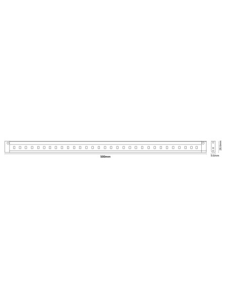 Barra LED con Sensore IR 12V 5W 430lm 4000K 50cm AP50IRN