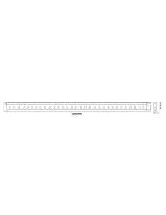Barra LED con Sensore IR 12V 10W 800lm 4000K 1m AP100IRN 2