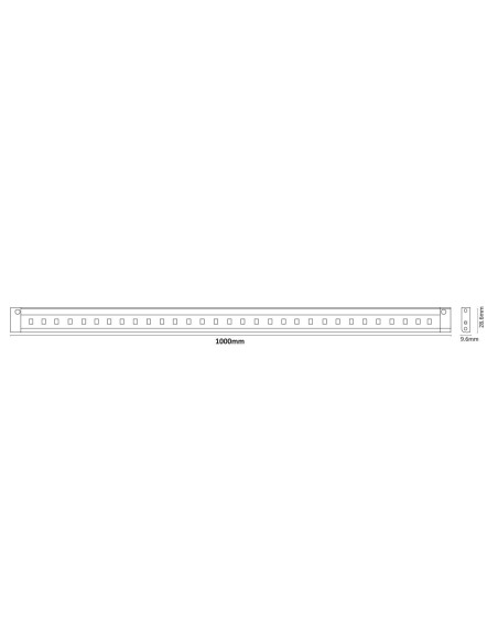 Barra LED con Sensore IR 12V 10W 800lm 4000K 1m AP100IRN