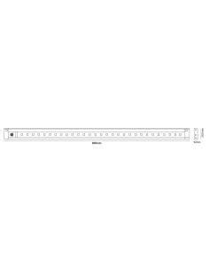Barra LED con Sensore PIR 12V 5W 430lm 4000K 50cm AP50PIRN 2