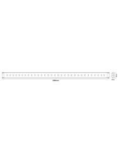 Barra LED con Interruttore 12V 10W 800lm 3000K 1m AP100PC 2