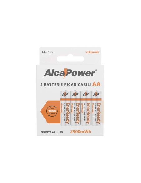 Blister di 4 NI-MH AA 2900mWh - Pronte all'Uso AP2900ER-C4