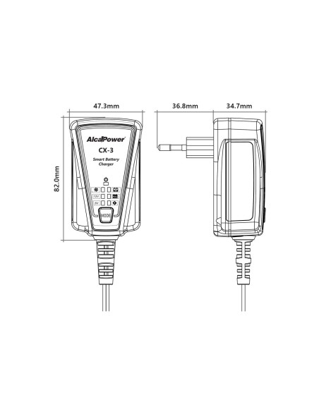 Carica Batterie Auto 6V - 12V max 60Ah