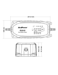 Carica Batterie Auto 7.5A 12V e 24V 18-240Ah LiFePO4 2