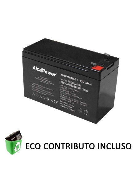 Batteria Piombo Ricaricabile Ermetica 12V 10Ah