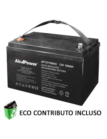 Batteria Ricaricabile Ermetica 12V 100Ah
