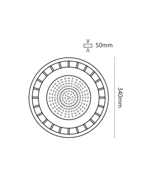 Lampada LED UFO HIGH BAY - 220V 150W