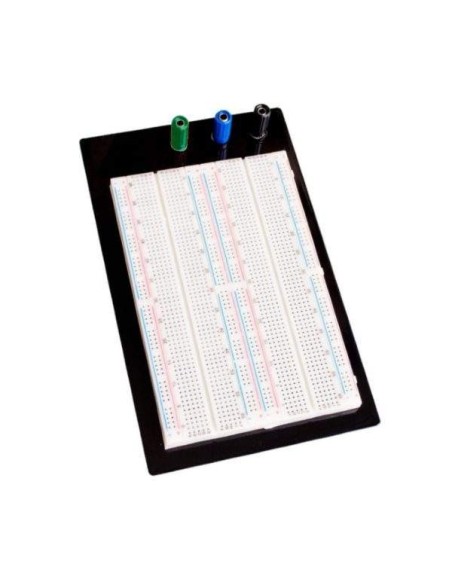 Breadboard 3220 contatti + base in metallo + boccole