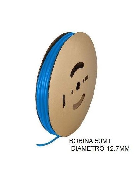 Guaina Termorestringente Blu 1,2mm - in Bobina da 150 MT