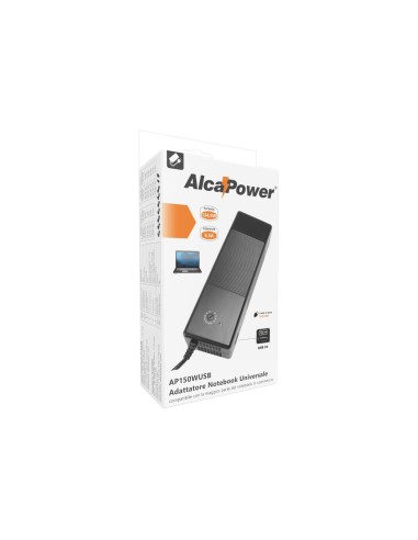 Adattatore 12-14-15-16-18.5-19-19.5-20-22-24V 150W AP150WUSB