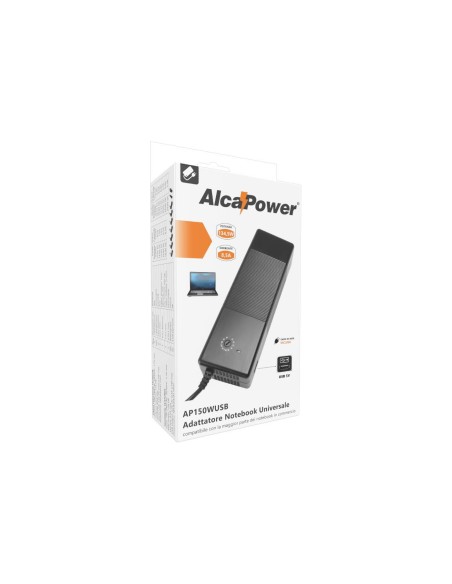 Adattatore 12-14-15-16-18.5-19-19.5-20-22-24V 150W AP150WUSB