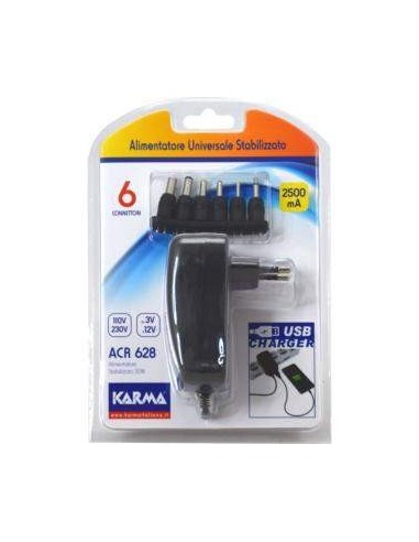 Alimentatore 30W 2500mA universale stabilizzato USB