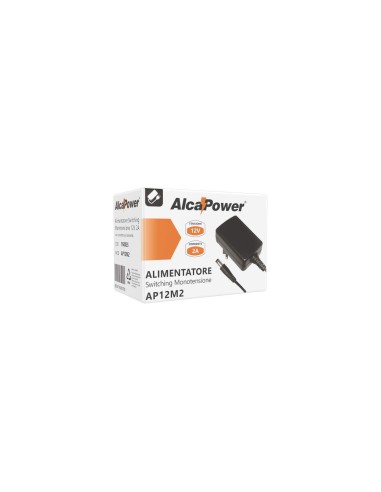 Alim. Switching 12V 2A connettore a baionetta AP12M2