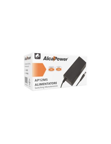 Alim. Switching 12V 5A connettore a baionetta AP12M5