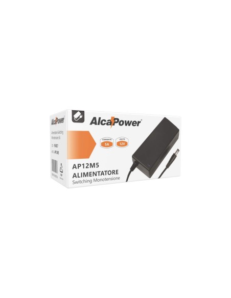 Alim. Switching 12V 5A connettore a baionetta AP12M5