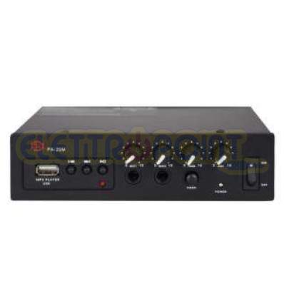 Amplificatore 12V- 20W con MP3