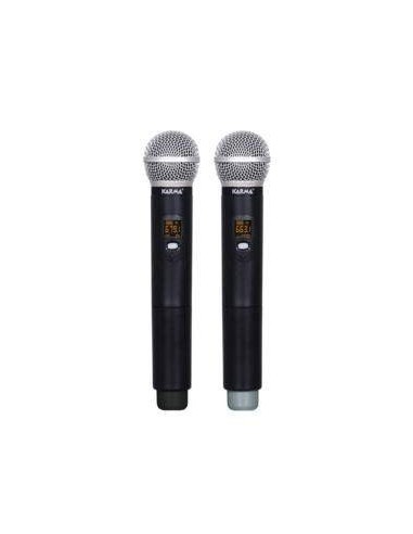 Doppio radiomicrofono palmare UHF