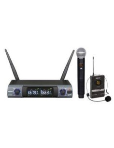 Doppio radiomicrofono UHF palmare - archetto 2