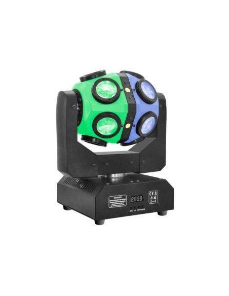 Testa mobile double beam