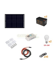 KIT Fotovoltaico a isola 50W
