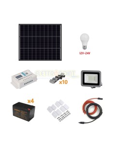 KIT Fotovoltaico a isola 100W