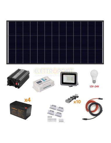 KIT Fotovoltaico a isola 200W