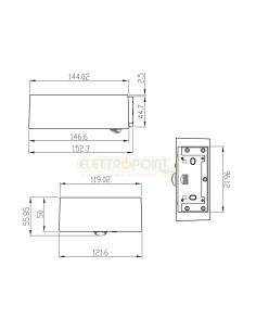 LED Solare da parete 1000lm con PIR e crepuscolare 2