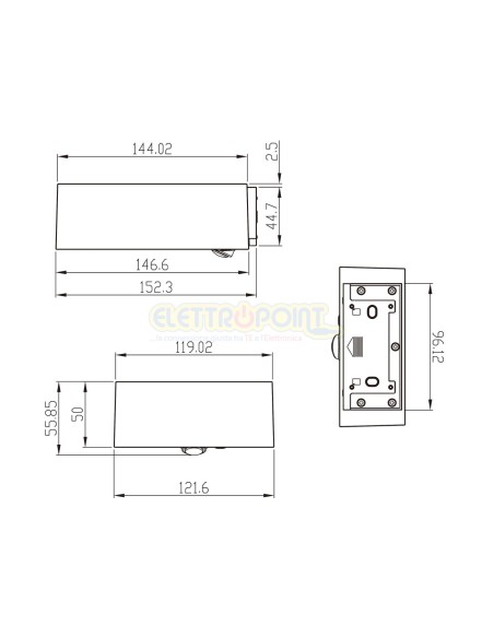 LED Solare da parete 1000lm con PIR e crepuscolare