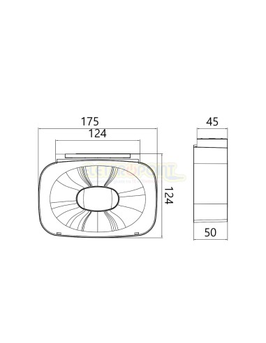 LED Solare da parete bidirezionale