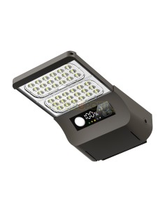 Proiett. stradale solare IP65 6000lm multifunzione