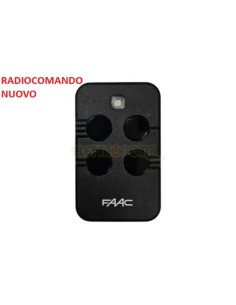 Telecomando FAAC Cancello XT4-868SLH - 4 CANALI - Con Batteria INCLUSA