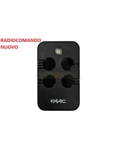 Telecomando FAAC Cancello XT4-868SLH - 4 CANALI - Con Batteria INCLUSA